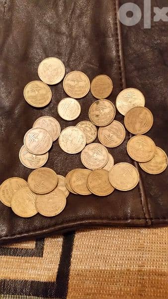 old lebanise mouny collection and euro coins 6