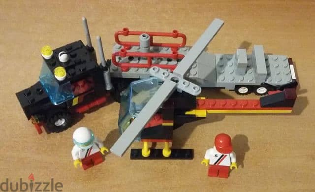 Lego - small truck and helicopter 0