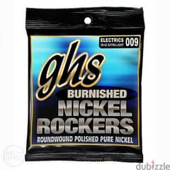Burnished Nickel Rockers Strings From GHS For Electric Guitars