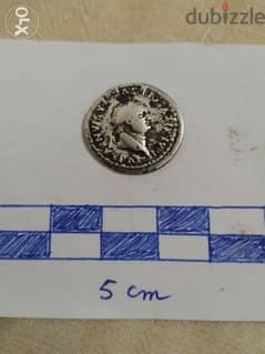 Ancient Roman Silver Coin Denarius for Emperor Titus Augustus 78 AD 0