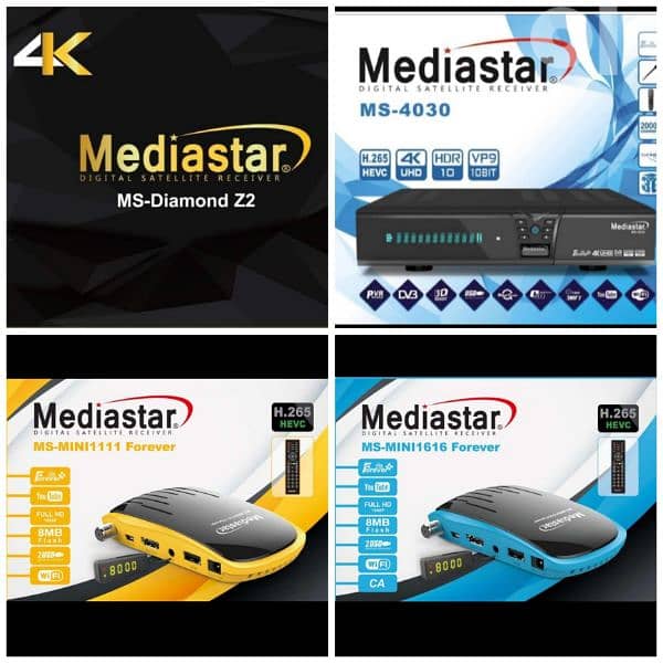 Mediastar 4k receiver 1