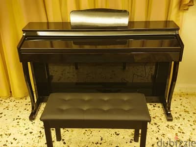 electric (digital) piano 8808 with double bench (1 year warranty)