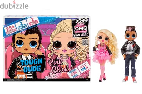 LOL Surprise OMG Movie Magic Fashion Dolls 2-Pack Tough Dude