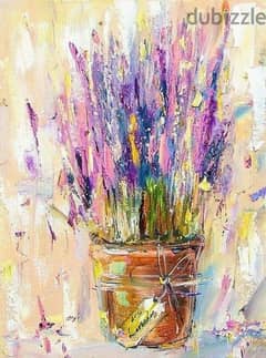 lavender painting 0