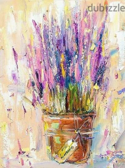 lavender painting