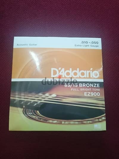 Acoustic Guitar Strings - D'Addario EZ 900