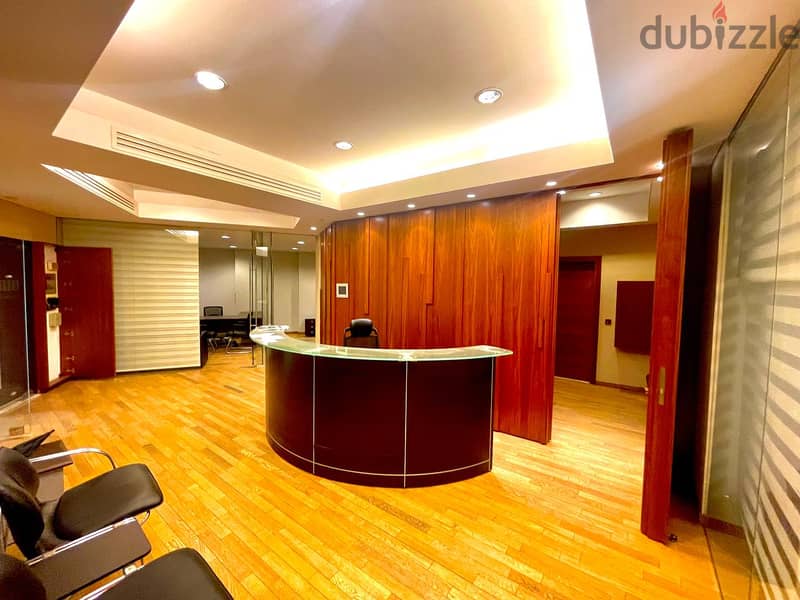 JH23-1491Fully furnished 300m office suite for rent in Downtown Beirut 0