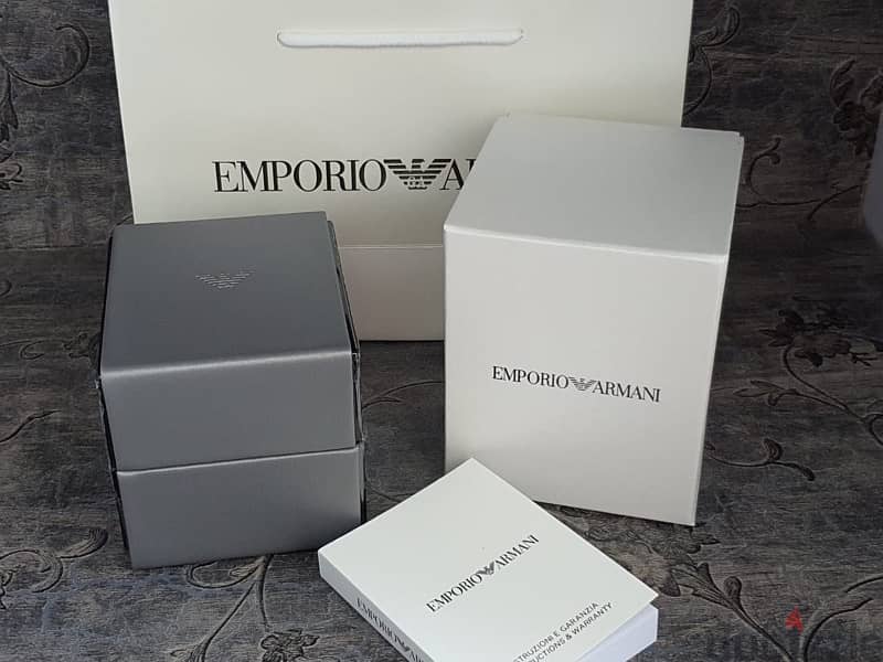 Authentic Emporio Armani Gold & Blue (470$ from ABC) 1