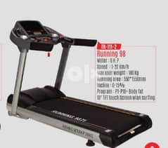 treadmill gym use 6 hp 180 kg 0