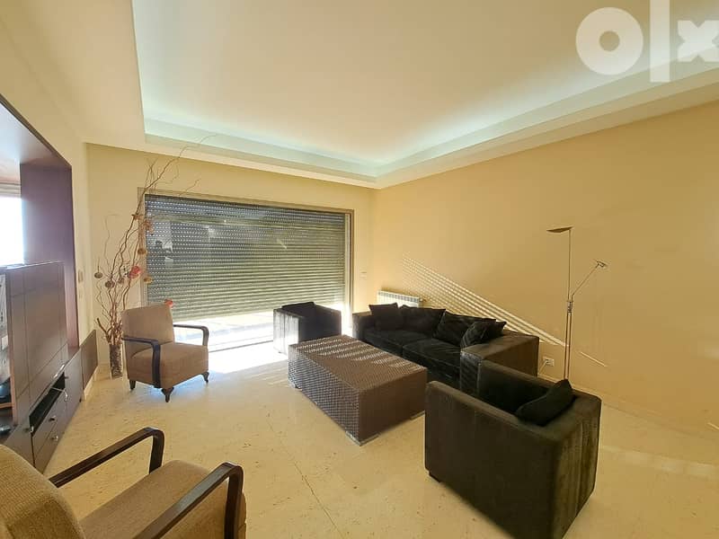 L11001-Furnished Apartment with Terrace & Sea-View for Rent in Dbayeh 3