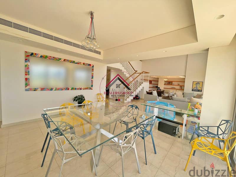 Sea View Marvelous Penthouse Duplex For Sale in WaterfronCity Dbayeh 2