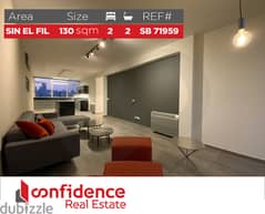 Beautiful apartment WITH elegant finishes IN SIN EL FIL! REF#SB71959