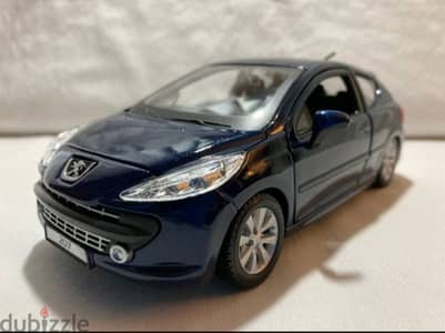 Peugeot 207 diecast car model 1:24.