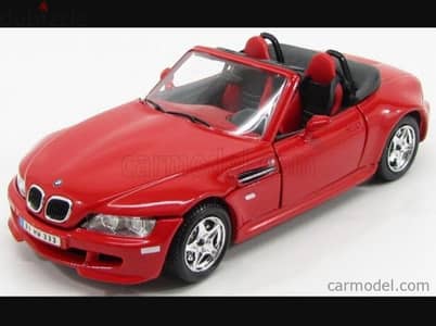 BMW M Roadster diecast car model 1:24.