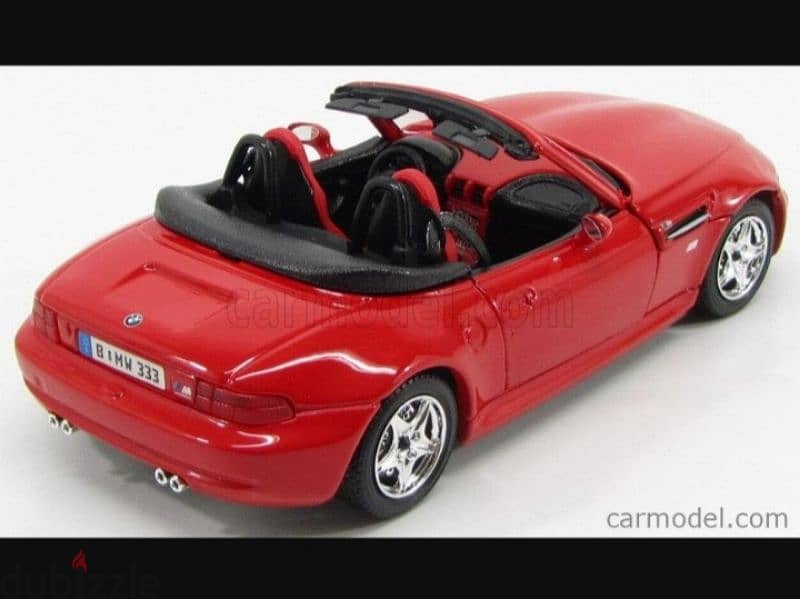 BMW M Roadster diecast car model 1:24. 2