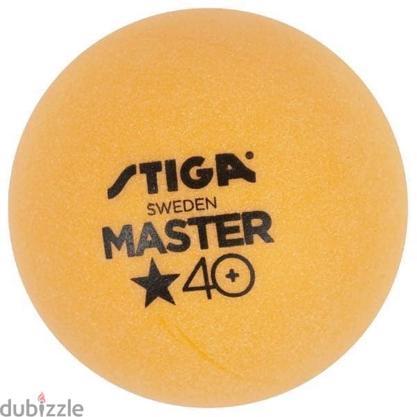 Stiga Master pack of 6 table tennis ping pong balls pingpong 1