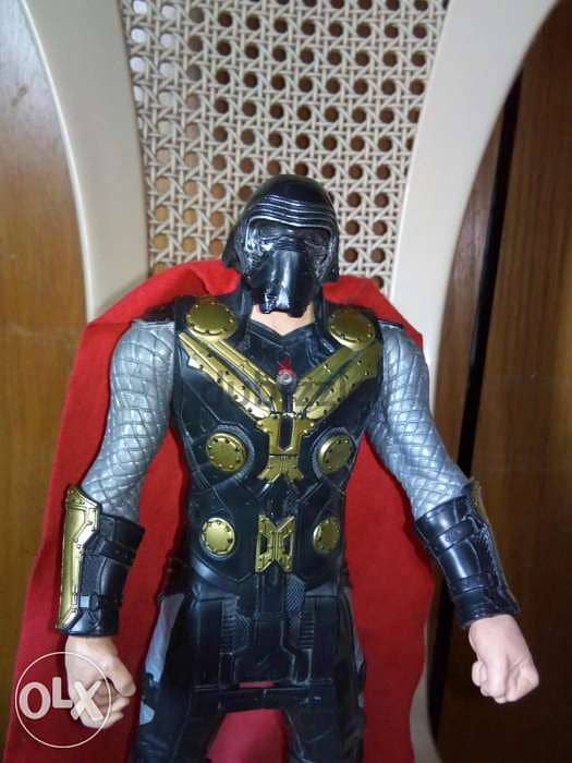 THOR ACTION LEGEND TALKER as new doll in KYLO REN Mask Hasbro=14$ 2