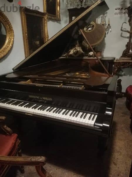 piano hornung moller germany baby grand very good condition 0