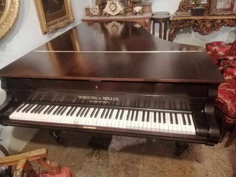 piano hornung moller germany baby grand very good condition 2
