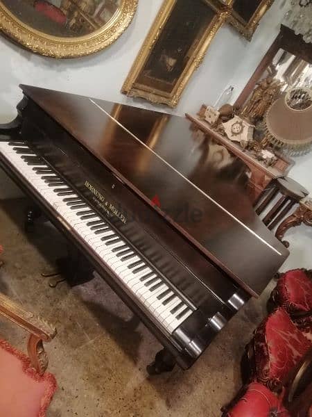 piano hornung moller germany baby grand very good condition 4
