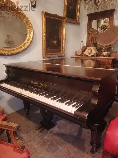 piano hornung moller germany baby grand very good condition 5