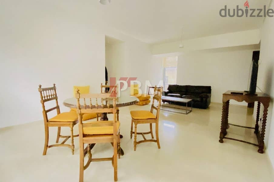 Charming Furnished Apartment For Rent In Achrafieh | 140 SQM | 1