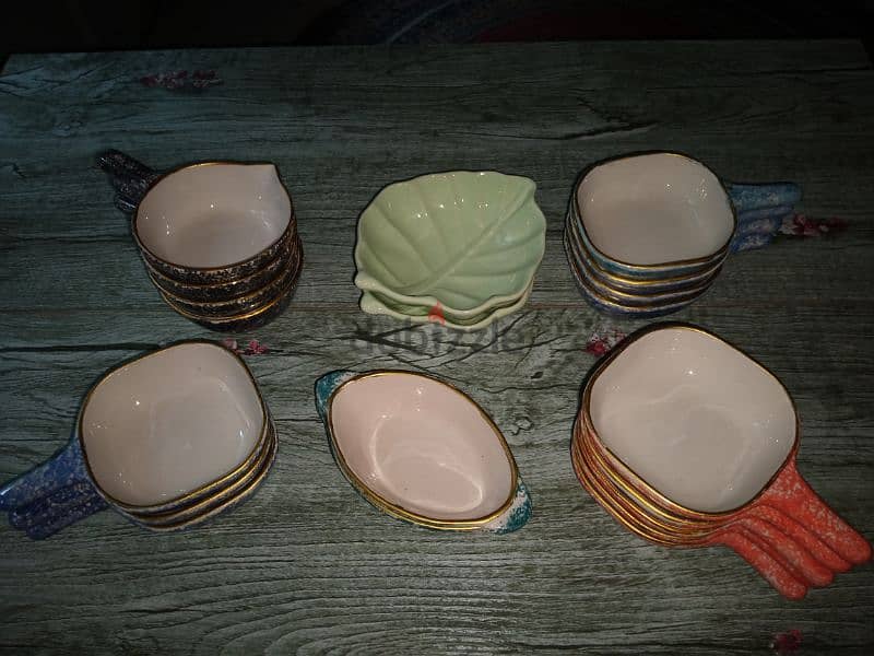 elegant sauce porcelain plates with handle 14