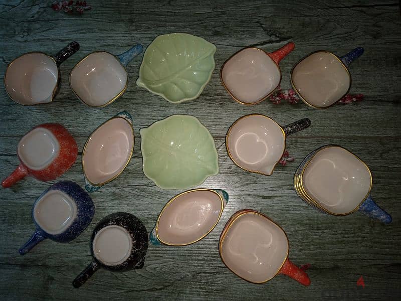 elegant sauce porcelain plates with handle 16