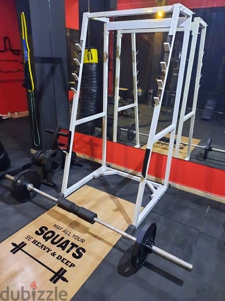 squat rack like new heavy duty very good quality 1