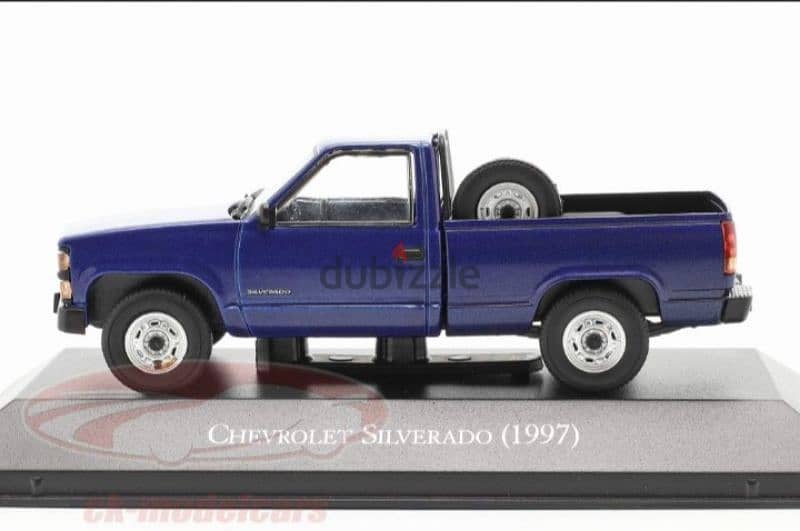 Chevrolet Silverado, (1997) diecast car model 1;43. 2