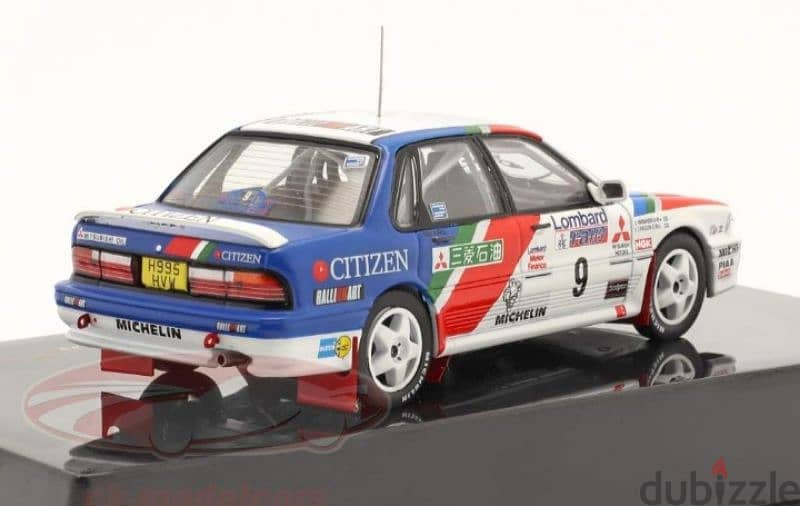 Mitsubishi Galant  (Rally 1990) diecast car model 1;43. 3