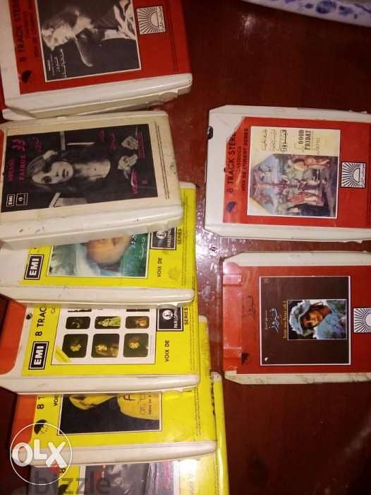 vintage 8 track cartridge audio tapes english and arabic starting 3$ 0