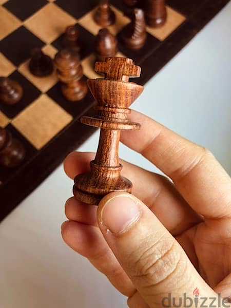 Chess set Real Leather roll up 2