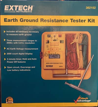 EARTH GROUND RESISTANCE TESTER KIT