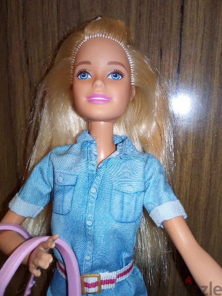 Barbie TRAVEL &PUPPY PLAY FASHIONISTAS great unflex doll +2 bags=18$ 4
