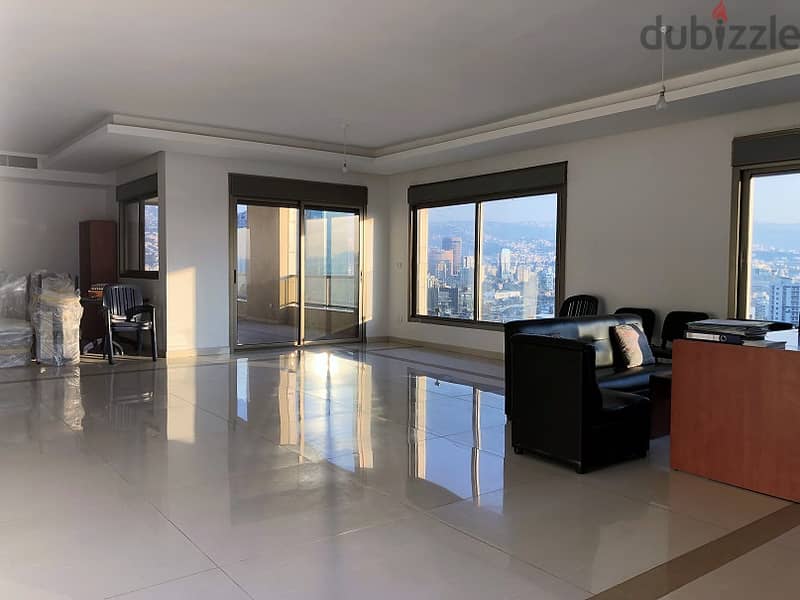 300 SQM Apartment in Achrafieh, Beirut with Mountain & City View 2