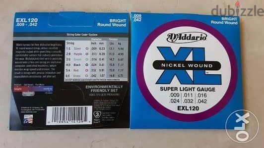 D'Addario EXL120 Nickel Wound Electric Strings, Free Delivery anywhere