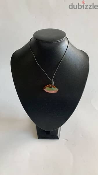 Swarovski pendant with a leather cord 2