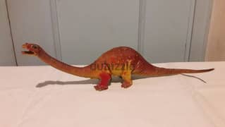 Vintage 80s stegosauros rubber figure