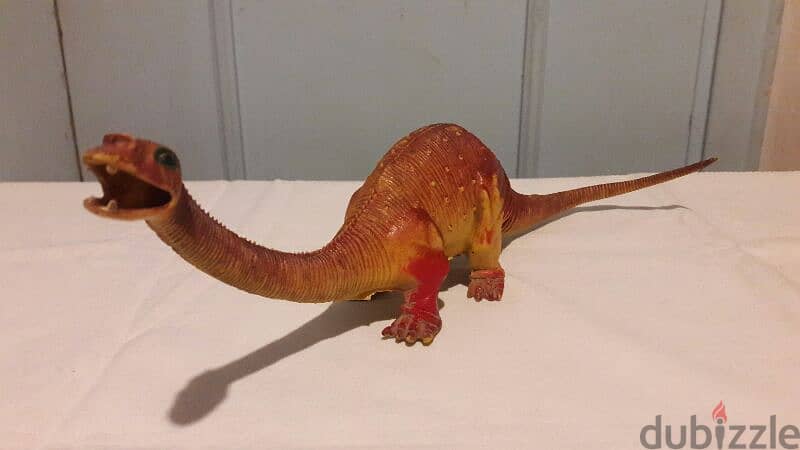 Vintage 80s stegosauros rubber figure 1