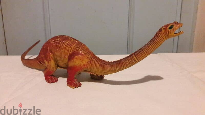 Vintage 80s stegosauros rubber figure 2