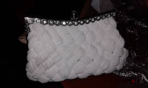chic  white handbag 0
