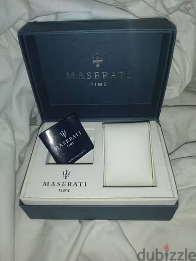 mazerati watch empty box empty