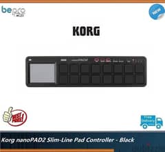 Korg nanoPAD2 Slim-Line Pad Controller - Black 0