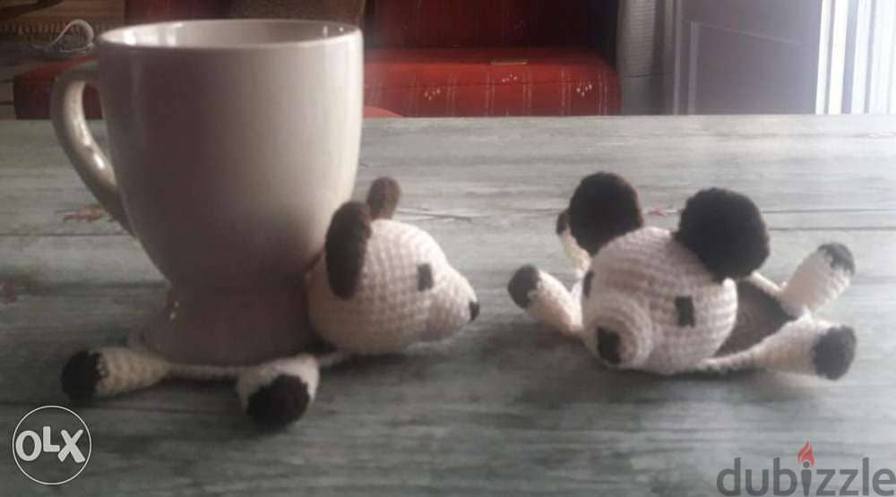 Teddy Bear crochet mug coasters 1 for 3$ 1