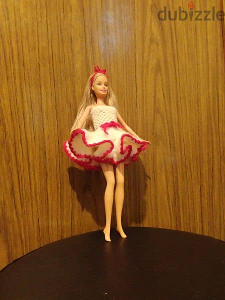 Barbie as new Mattel doll 2000, CROCHET dress, bend legs=17$ 4
