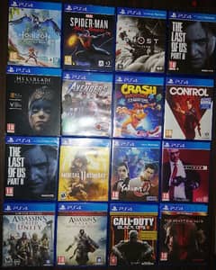 Giant collection of Ps4 used games in leb w Minecraft w gta sale only