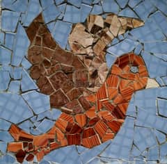 mosaic bird