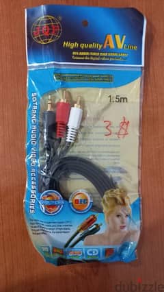 cabke aux to rca 1.5m 0