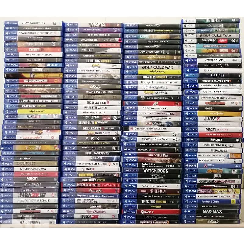 PS4 PS5 large new game collection ask about price 0